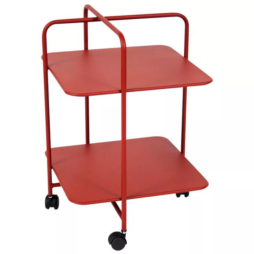 Fermob Alfred Trolley Poppy 3 Fermob Alfred Trolley Poppy