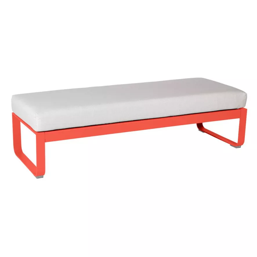 Fermob Bellevie Eetbank Kussen Wit 148 Willow Green 4 Fermob Bellevie Eetbank Kussen Wit 148 Willow Green - Afbeelding 2