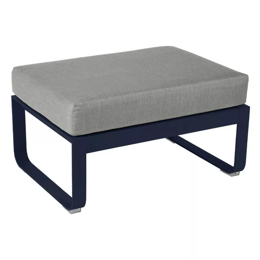 Fermob Bellevie Hocker Kussen Grey Taupe Deep Blue 3 Fermob Bellevie Hocker Kussen Grey Taupe Deep Blue