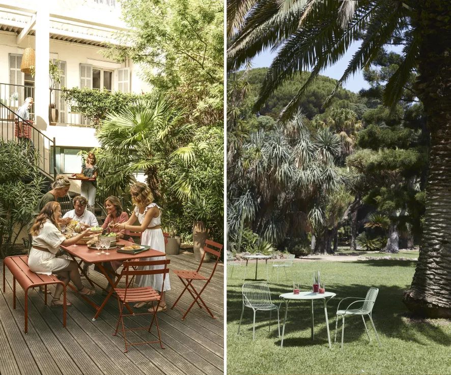 Fermob Luxembourg Tuinbank Willow Green 5 Fermob Luxembourg Tuinbank Willow Green - Afbeelding 3