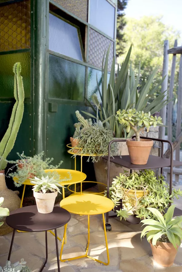 Fermob Alfred Trolley Poppy 5 Fermob Alfred Trolley Poppy - Afbeelding 3