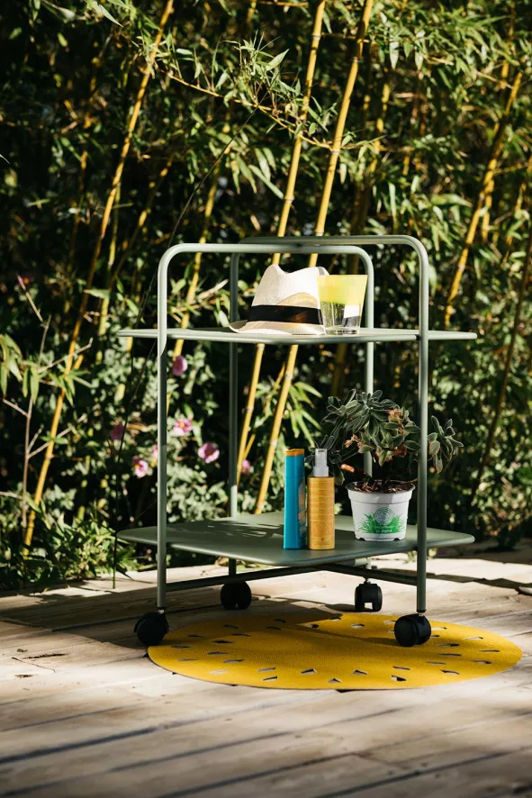 Fermob Alfred Trolley Poppy 7 Fermob Alfred Trolley Poppy - Afbeelding 5