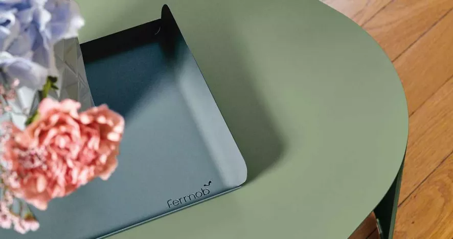 Fermob Alto Tray Dienblad 36x23 Acapulco Blue 11 Fermob Alto Tray Dienblad 36x23 Acapulco Blue - Afbeelding 9