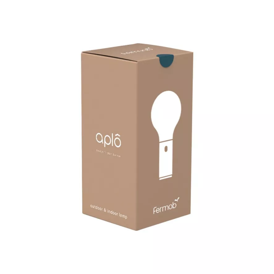 Fermob Aplo H24 Tafellamp LED Oplaadbaar Black Cherry 6 Fermob Aplo H24 Tafellamp LED Oplaadbaar Black Cherry - Afbeelding 4