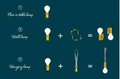 Fermob Aplo Hanglamp LED Oplaadbaar Ø11.5 Cactus -Fermob x886x886 fermob aplo ophang riem accessoire.JPG.pagespeed.ic .8N TdteeTA 2