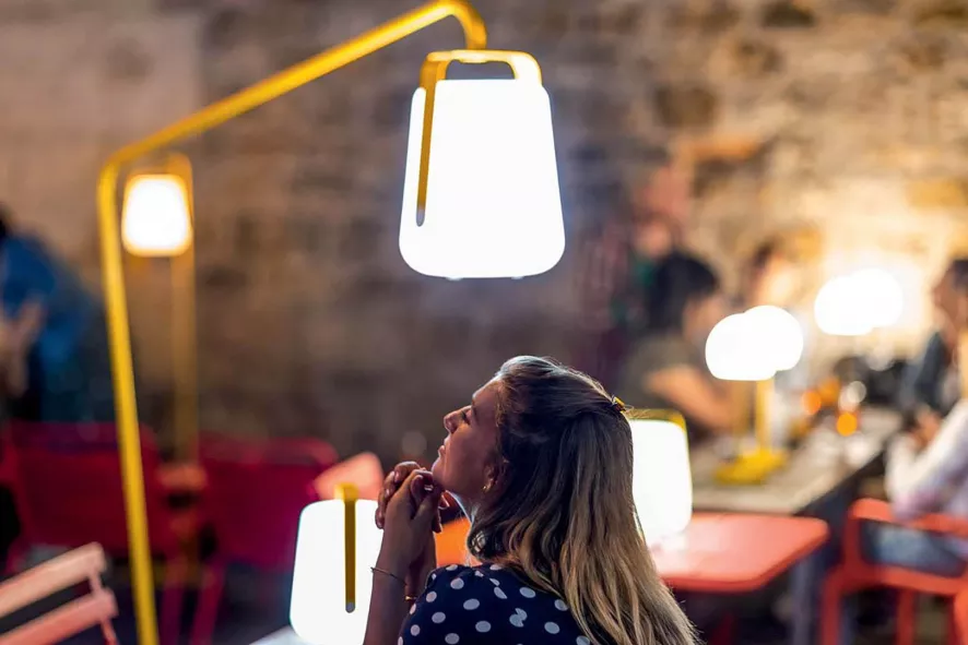 Fermob Balad Voet Vloerlamp Large Acapulco Blue 18 Fermob Balad Voet Vloerlamp Large Acapulco Blue - Afbeelding 17