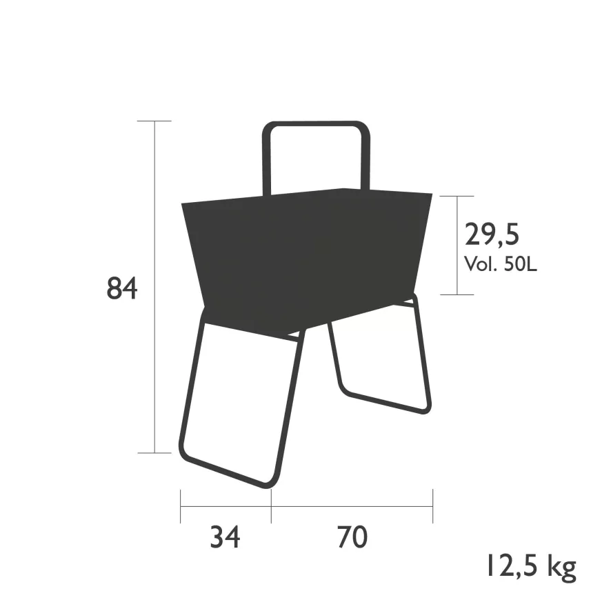Fermob Basket Plantenbak High Honey 16 Fermob Basket Plantenbak High Honey - Afbeelding 14