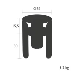 Fermob Bebop Bijzettafel Ø 35cm Black Cherry -Fermob x886x886 fermob bebop bijzettafel 35cm1.jpg.pagespeed.ic .3Agt6qqUxg