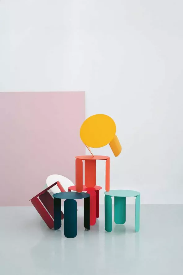 Fermob Bebop Salontafel Ø 80cm Ice Mint 18 Fermob Bebop Salontafel Ø 80cm Ice Mint - Afbeelding 16