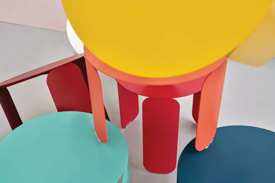 Fermob Bebop Salontafel Ø 80cm Ice Mint 15 Fermob Bebop Salontafel Ø 80cm Ice Mint - Afbeelding 13