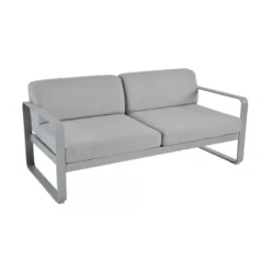 Fermob Bellevie 2-zits Loungebank Kussen Flannelgrijs Lapilli Grey