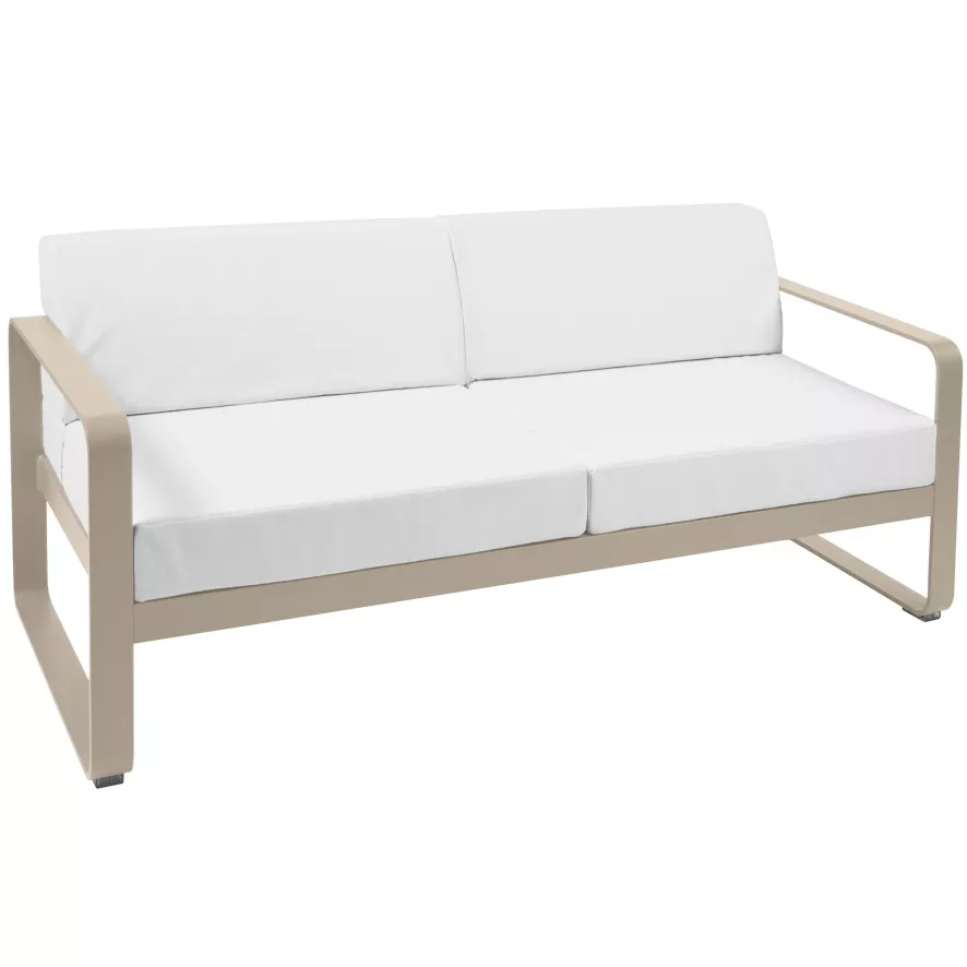 Fermob Bellevie 2-zits Loungebank Kussen Wit Acapulco Blue 9 Fermob Bellevie 2-zits Loungebank Kussen Wit Acapulco Blue - Afbeelding 7