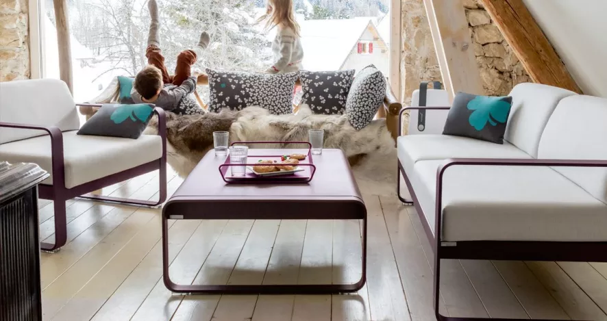 Fermob Bellevie Fauteuil Kussen Wit Cactus 8 Fermob Bellevie Fauteuil Kussen Wit Cactus - Afbeelding 6