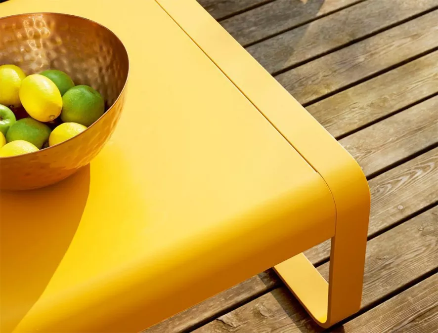 Fermob Bellevie Salontafel Buiten 103x75 Chili 4 Fermob Bellevie Salontafel Buiten 103x75 Chili - Afbeelding 2