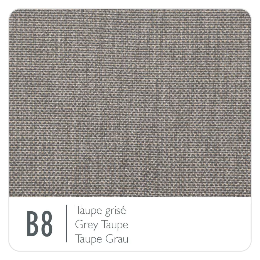 Fermob Bellevie 2-zits Loungebank Kussen Grey Taupe Lapilli Grey 5 Fermob Bellevie 2-zits Loungebank Kussen Grey Taupe Lapilli Grey - Afbeelding 3