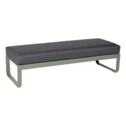 Fermob Bellevie Eetbank Kussen Antraciet Cactus