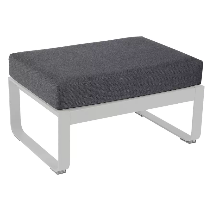 Fermob Bellevie Hocker Kussen Antraciet Steel Grey 3 Fermob Bellevie Hocker Kussen Antraciet Steel Grey