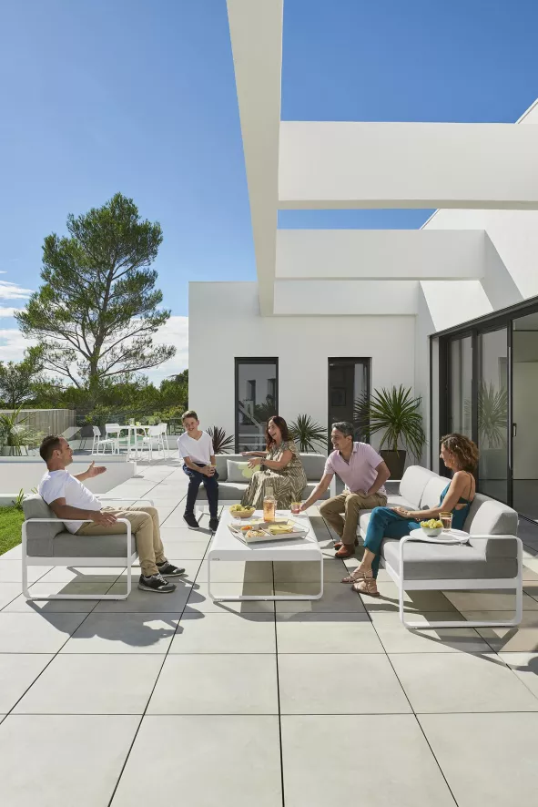 Fermob Bellevie Salontafel 138x80 Black Cherry 6 Fermob Bellevie Salontafel 138x80 Black Cherry - Afbeelding 4