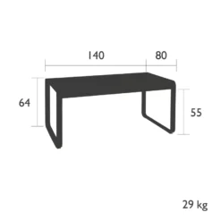 Fermob Bellevie Salontafel 140x80 Nutmeg -Fermob x886x886 fermob bellevie tuintafel 140x8026.jpg.pagespeed.ic .hp3YadSYql 1
