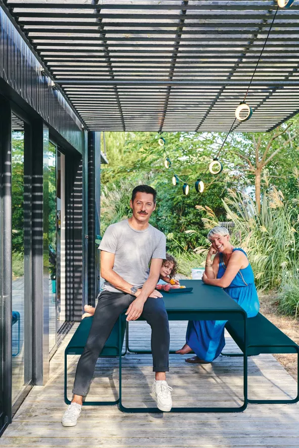 Fermob Bellevie Tuinbank Anthracite 9 Fermob Bellevie Tuinbank Anthracite - Afbeelding 7