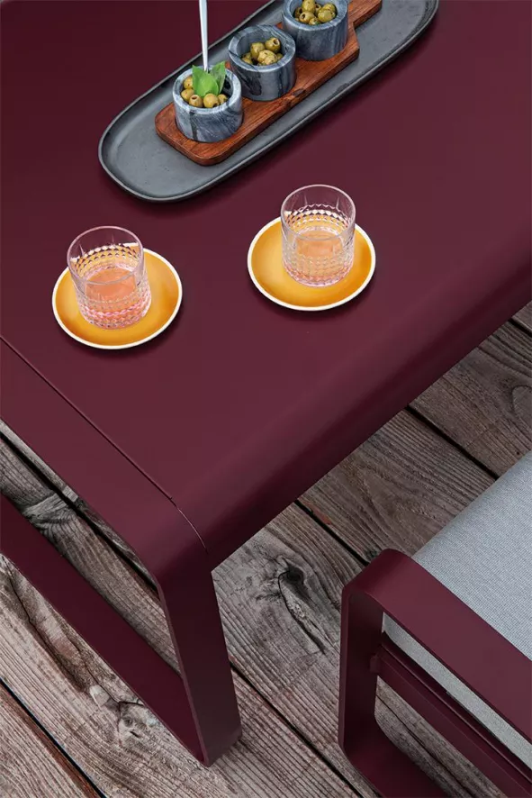 Fermob Bellevie Dining Armchair Tuinstoel Kussen Grey Taupe Russet 10 Fermob Bellevie Dining Armchair Tuinstoel Kussen Grey Taupe Russet - Afbeelding 8