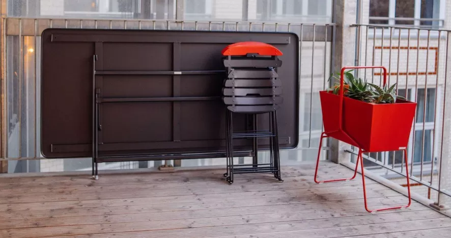 Fermob Caractère Tuintafel 90x190 Willow Green 6 Fermob Caractère Tuintafel 90x190 Willow Green - Afbeelding 4