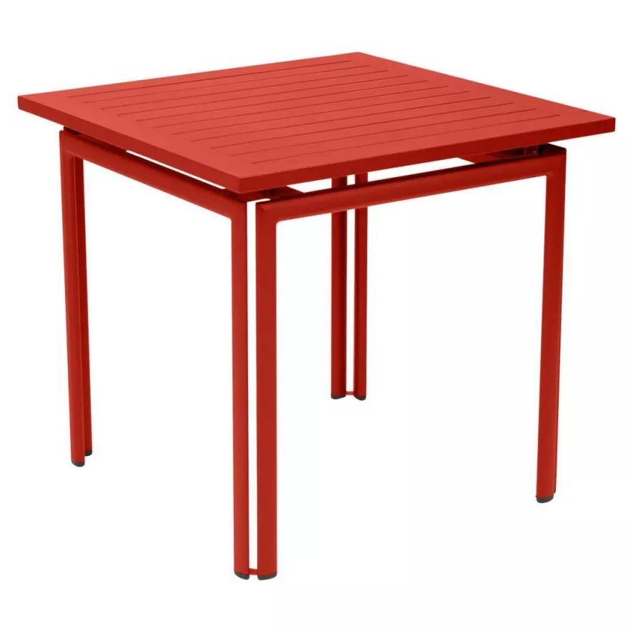 Fermob Costa Tuintafel 80x80 Capucine 3 Fermob Costa Tuintafel 80x80 Capucine