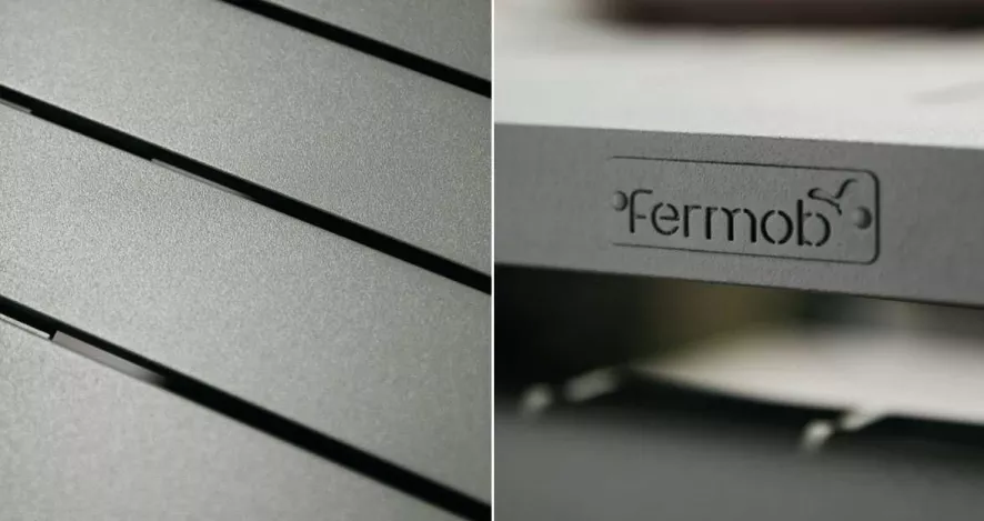 Fermob Costa Tuintafel 80x80 Capucine 6 Fermob Costa Tuintafel 80x80 Capucine - Afbeelding 4