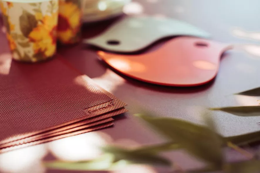 Fermob Fermob Placemat 45x35 Stereo Acapulco Blue 6 Fermob Fermob Placemat 45x35 Stereo Acapulco Blue - Afbeelding 4