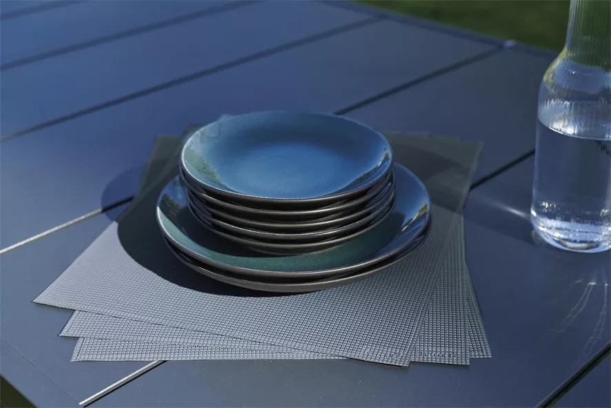 Fermob Fermob Placemat 45x35 Stereo Acapulco Blue 9 Fermob Fermob Placemat 45x35 Stereo Acapulco Blue - Afbeelding 7