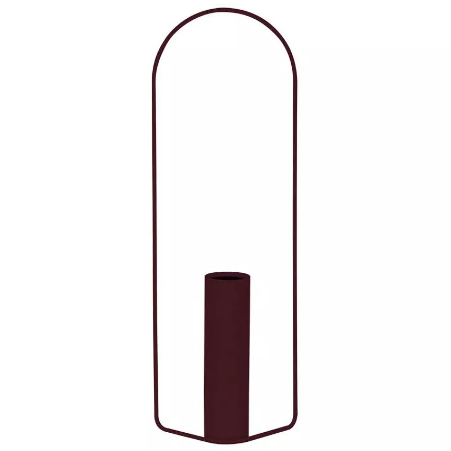 Fermob Itac Cylandrical Vaas 76cm Black Cherry 3 Fermob Itac Cylandrical Vaas 76cm Black Cherry