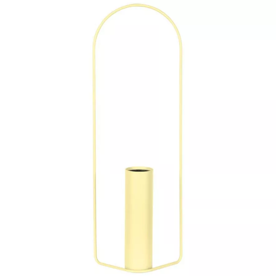 Fermob Itac Cylandrical Vaas 76cm Frosted Lemon 3 Fermob Itac Cylandrical Vaas 76cm Frosted Lemon
