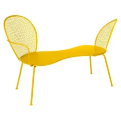 Fermob Lorette Conversation Bench Tuinbank Honey