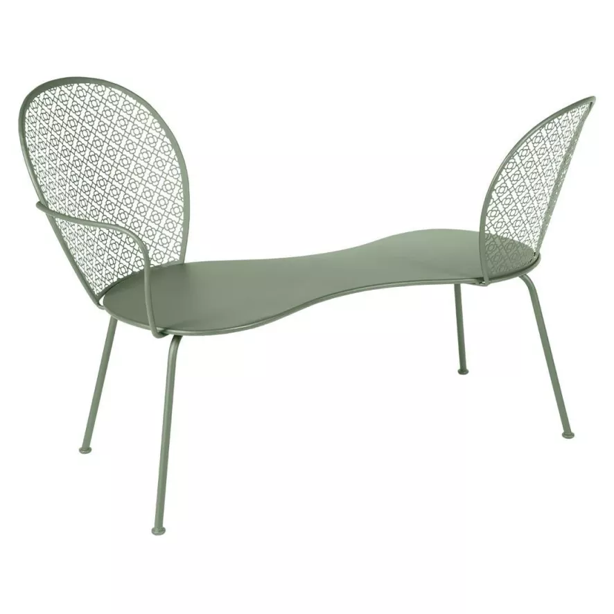 Fermob Lorette Conversation Bench Tuinbank Cactus 3 Fermob Lorette Conversation Bench Tuinbank Cactus