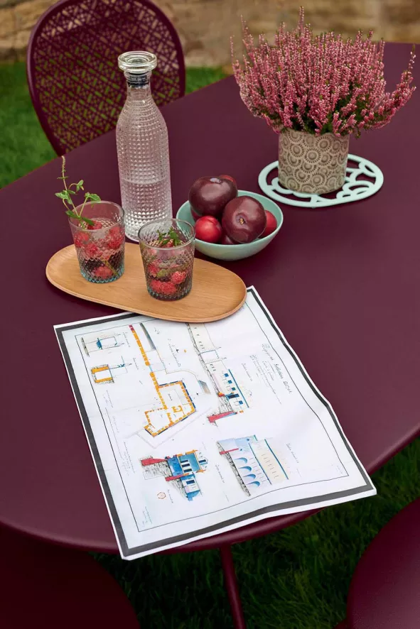 Fermob Lorette Tuintafel 160x90 Cedar Green 8 Fermob Lorette Tuintafel 160x90 Cedar Green - Afbeelding 6