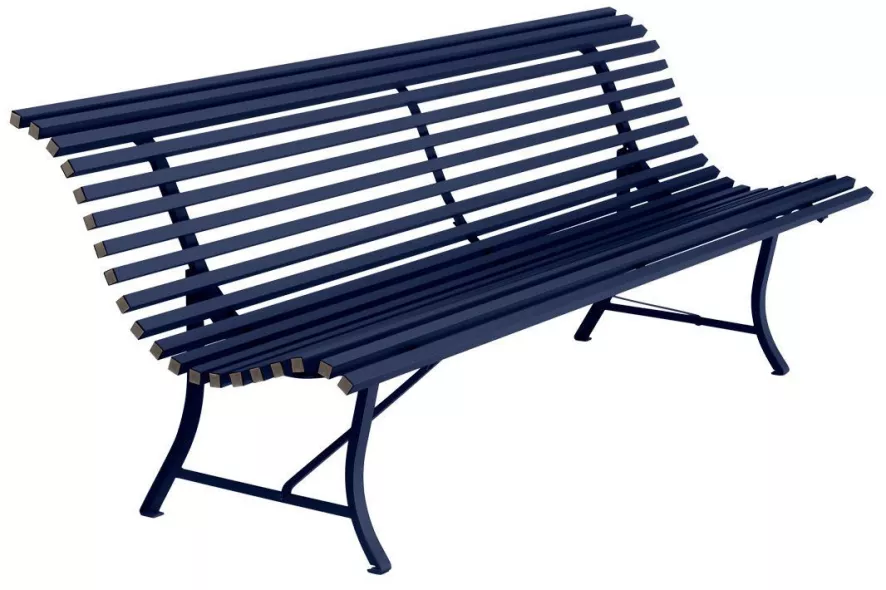 Fermob Louisiane Tuinbank 200 Deep Blue 3 Fermob Louisiane Tuinbank 200 Deep Blue