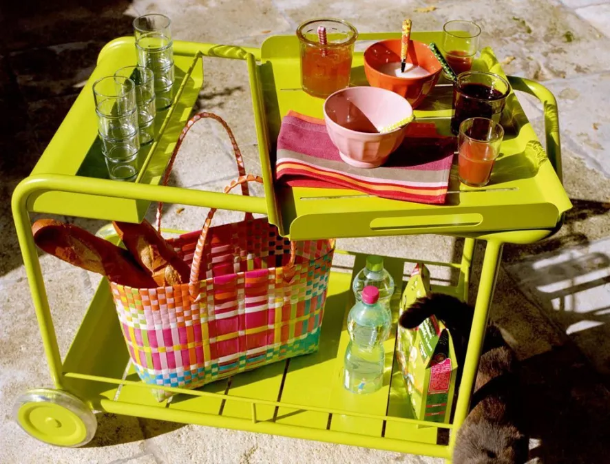 Fermob Luxembourg Trolley Nutmeg 4 Fermob Luxembourg Trolley Nutmeg - Afbeelding 2