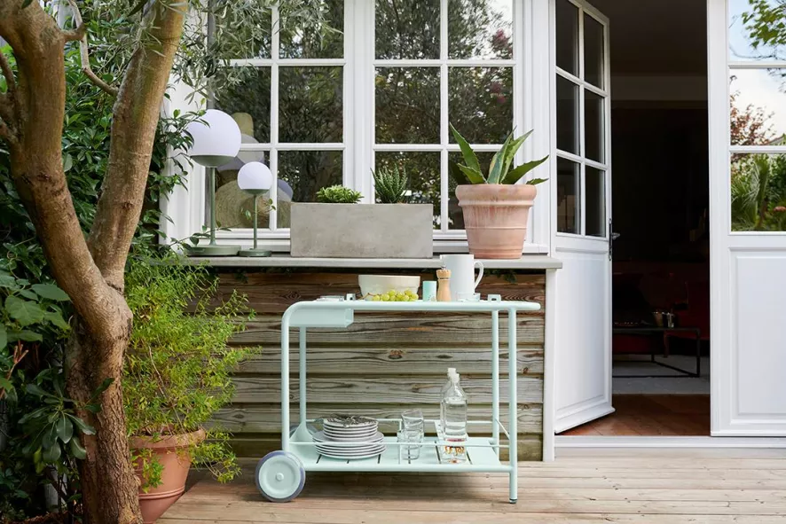 Fermob Luxembourg Trolley Nutmeg 9 Fermob Luxembourg Trolley Nutmeg - Afbeelding 7