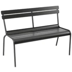Fermob Luxembourg Tuinbank Met Rugleuning Liquorice