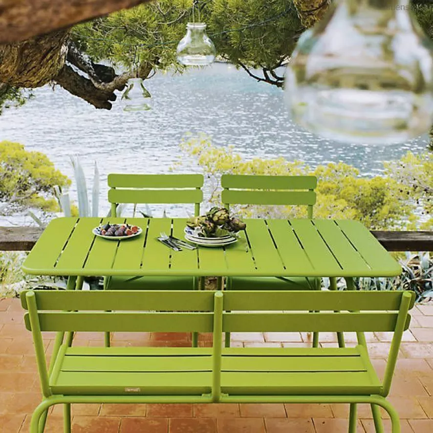 Fermob Luxembourg Tuinbank Met Rugleuning Ice Mint 4 Fermob Luxembourg Tuinbank Met Rugleuning Ice Mint - Afbeelding 2