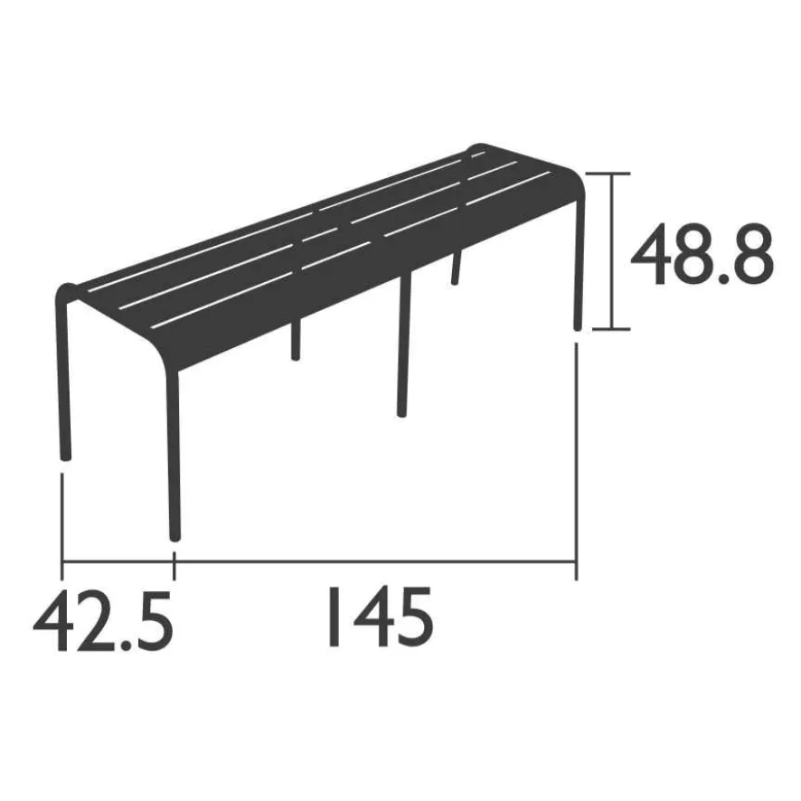 Fermob Luxembourg Tuinbank Black Cherry 8 Fermob Luxembourg Tuinbank Black Cherry - Afbeelding 6