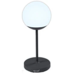 Fermob MOOON! Tafellamp H63 LED Oplaadbaar Antraciet