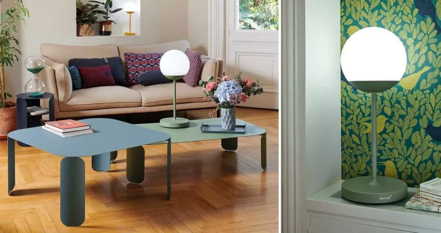 Fermob MOOON! Tafellamp H63 LED Oplaadbaar Black Cherry 6 Fermob MOOON! Tafellamp H63 LED Oplaadbaar Black Cherry - Afbeelding 4