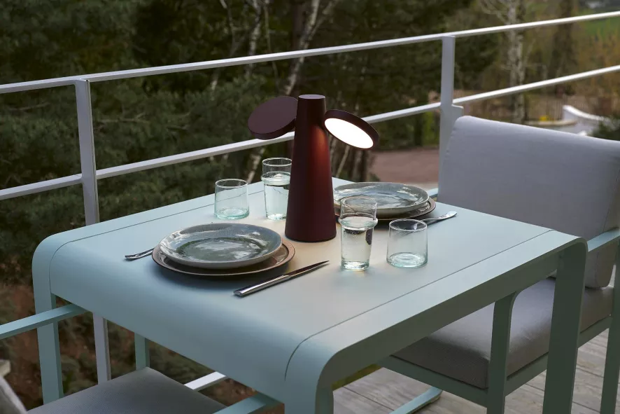 Fermob Oto Tafellamp Acapulco Blue 6 Fermob Oto Tafellamp Acapulco Blue - Afbeelding 4