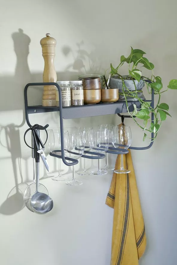 Fermob Picolino Wandplank Willow Green 5 Fermob Picolino Wandplank Willow Green - Afbeelding 3