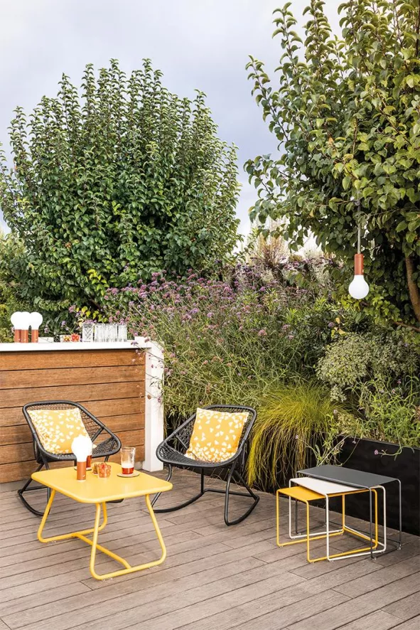 Fermob Sixties Salontafel Honey 7 Fermob Sixties Salontafel Honey - Afbeelding 5