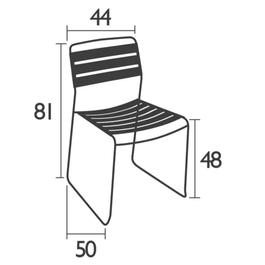 Fermob Surprising Chair Tuinstoel Deep Blue 15 Fermob Surprising Chair Tuinstoel Deep Blue - Afbeelding 13