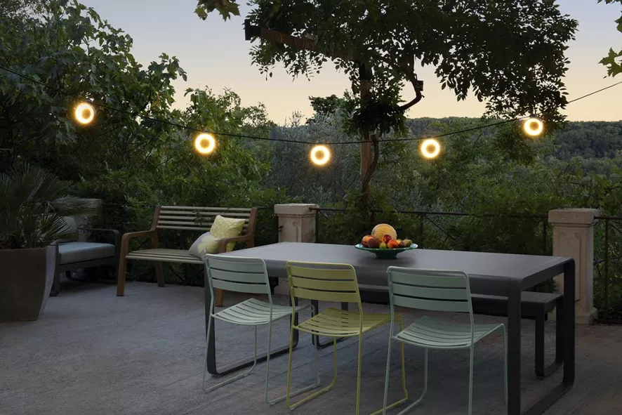 Fermob Bellevie Tuintafel 196x90 Cotton White 12 Fermob Bellevie Tuintafel 196x90 Cotton White - Afbeelding 10