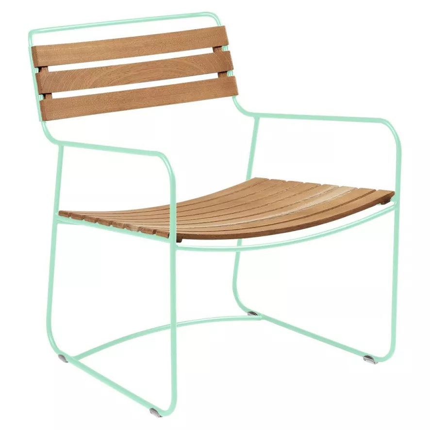 Fermob Surprising Teak Fauteuil Opaline Green 3 Fermob Surprising Teak Fauteuil Opaline Green