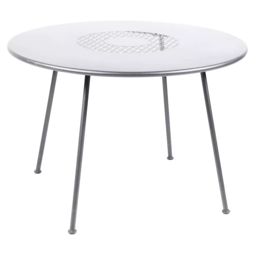 Fermob Lorette Tuintafel Ø 110cm Cotton White 3 Fermob Lorette Tuintafel Ø 110cm Cotton White